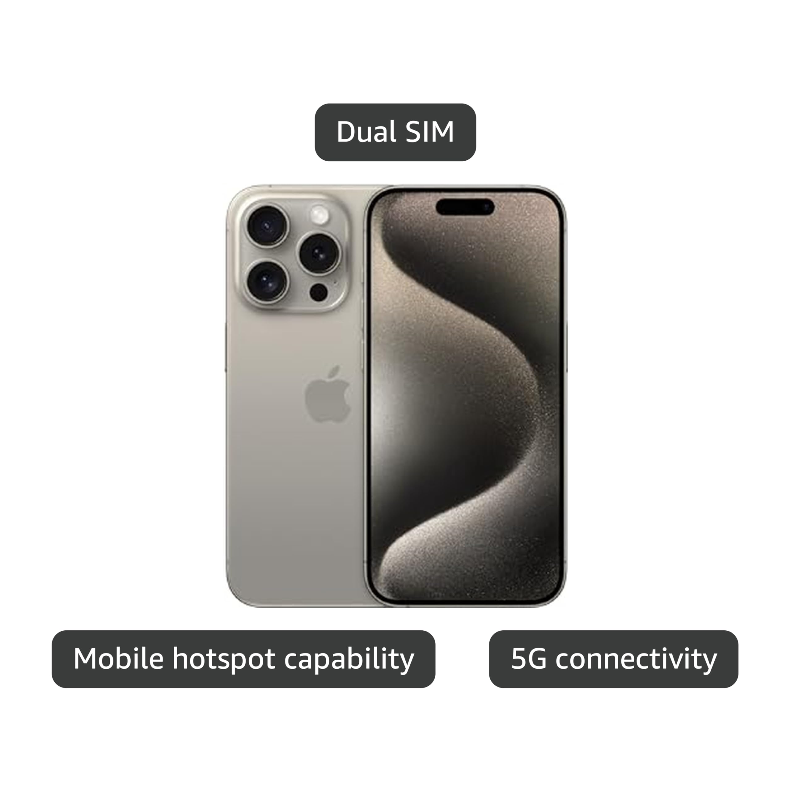 Amazon.com: Apple iPhone (Renewed Premium) 15 Pro, 128GB, Natural Amazon.com: Apple iPhone (Renewed Premium) 15 Pro, 128GB, Natural